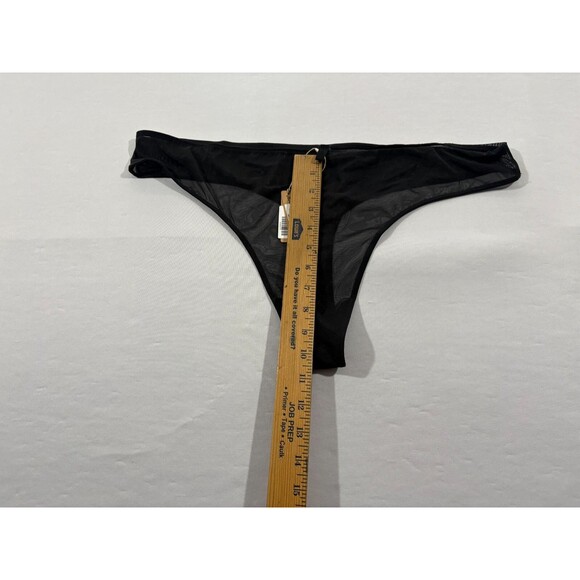 Skims Mesh Built Up Thong Onyx Poly Stretch Intimate Panties 4X PN-BUT-0240 NWT - Picture 5 of 7